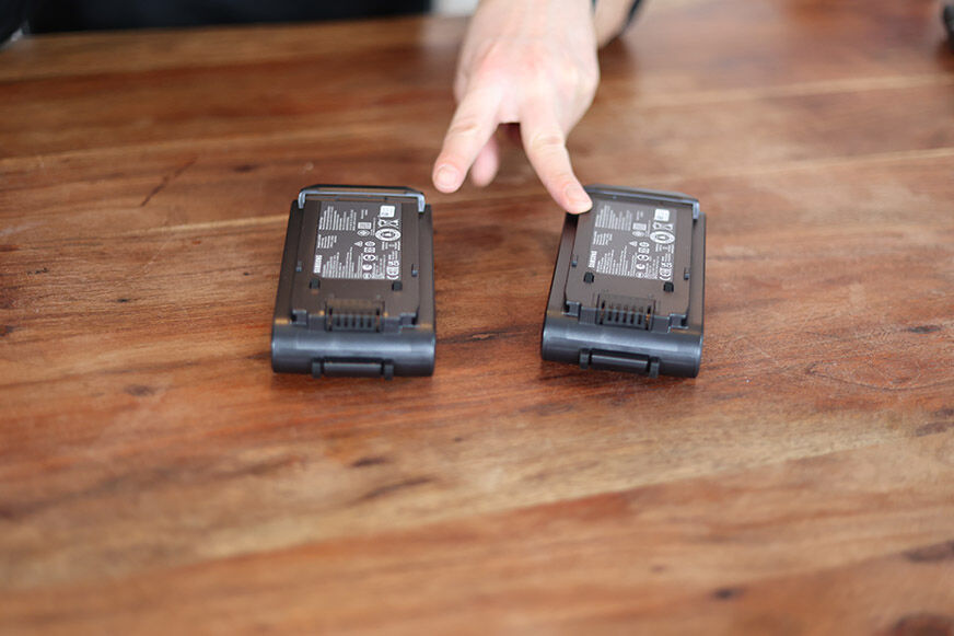 Samsung Bespoke Jet Test des Zubehörs: Ersatzakku